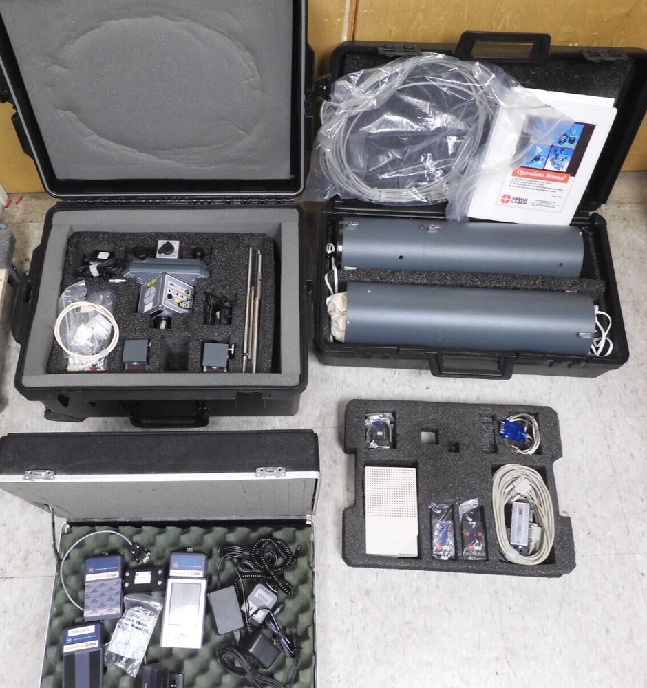 Hamar Precision - model-733 - Triple Scan Laser Alignment System - 3 cases