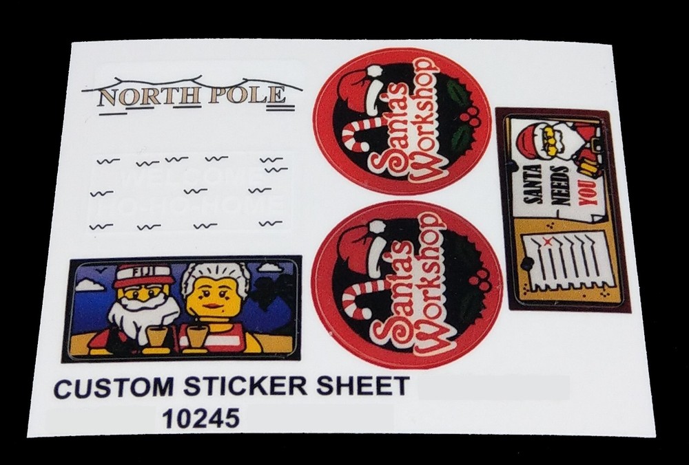 Custom Decal for 10245 Replacement Stickers