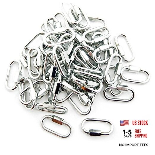 Quick Link Chain Cable Strap Connector Rigging 1/8 Inch 3.1mm 50