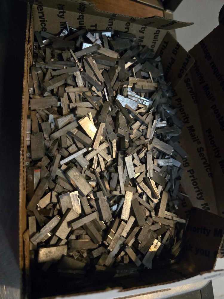 6lb lot - Scrap Letterpress Lead