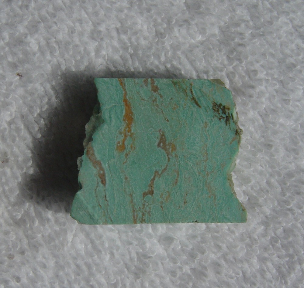 Turquoise stabilized Lapidary Slab 1236