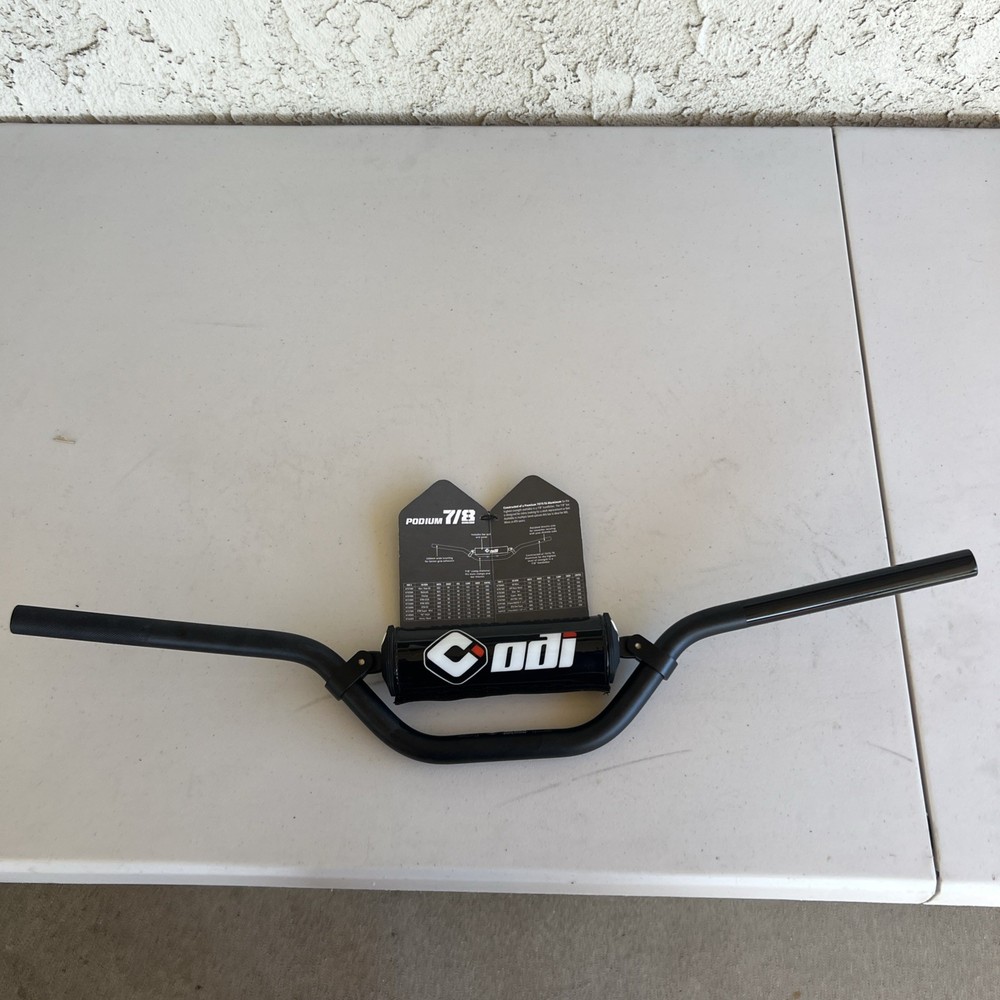 ODI PODIUM 7/8" SUPER MINI BEND MOTORCYCLE HANDLEBARS BLACK