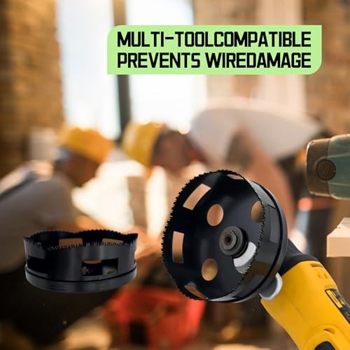 Upgrade 2pcs Hand Held Circular Saw Multi Tool, Electrical Box Cutter Ceiling