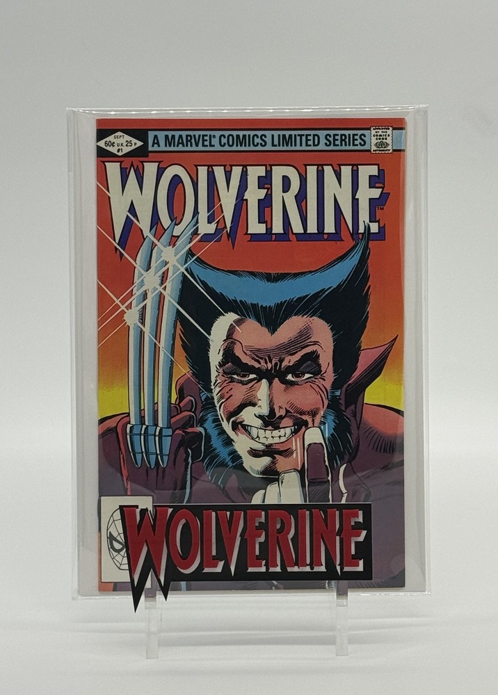 Custom Comic Book Stand - Wolverine (Red/Black/Engraved) Laser Cut/Not 3D Prnt