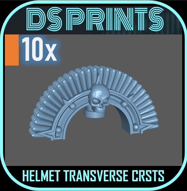 Helmet crests for SM marines 10x