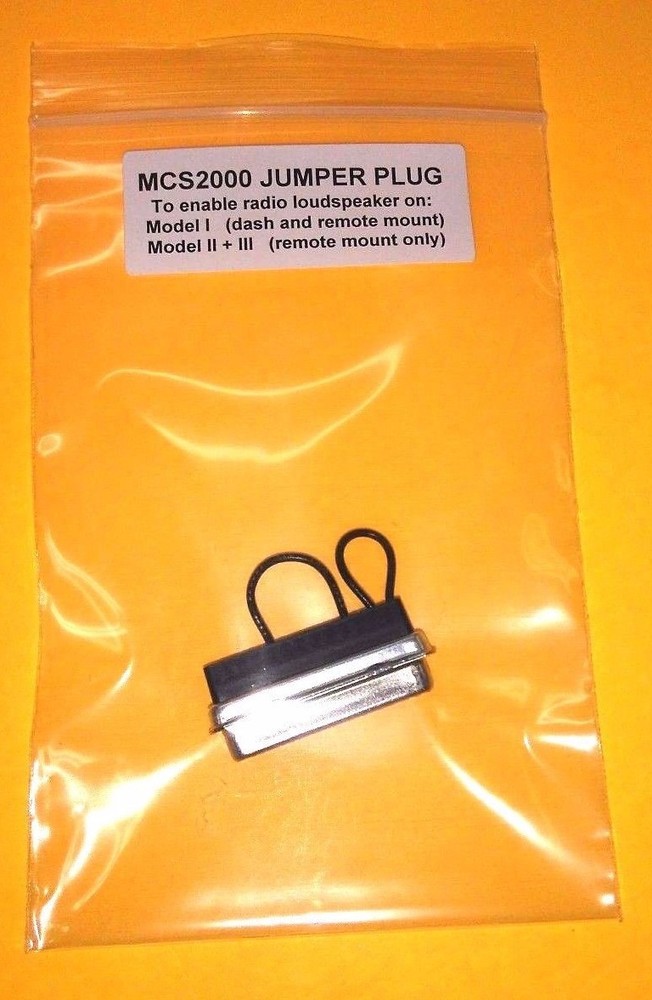 Accessory Connector Plug Motorola MCS2000 HLN6412