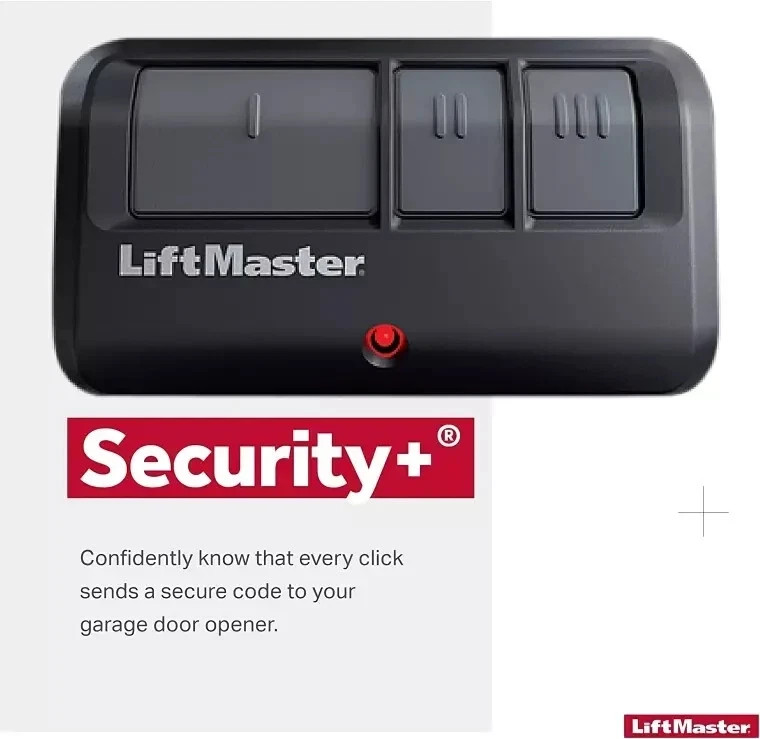 893MAX 3 Button LiftMaster Visor Remote Control Garage Door Opener PACK # 25