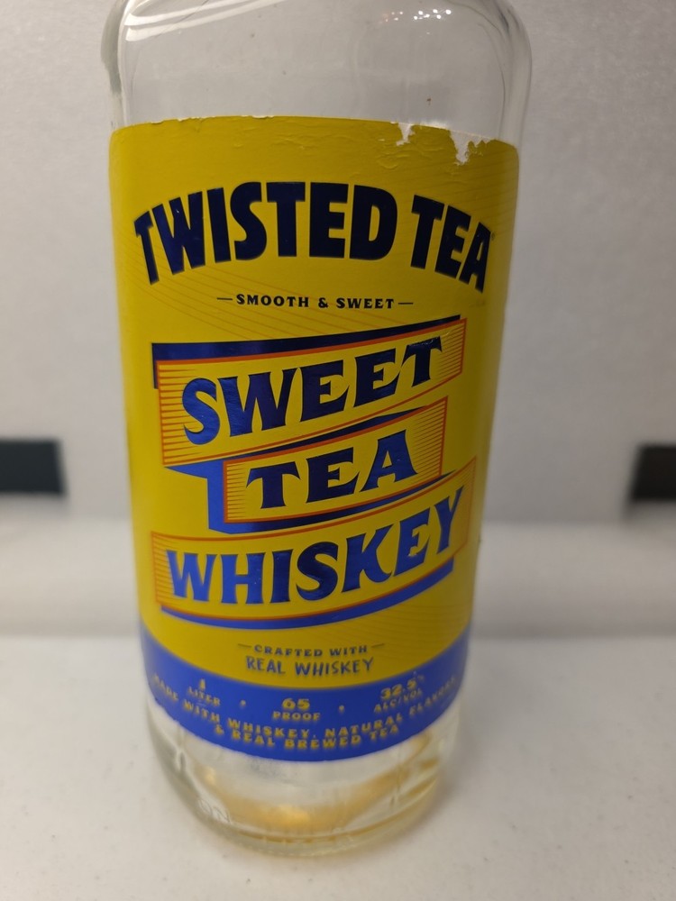 Twisted Tea Whiskey Bottle - Empty 1 Liter