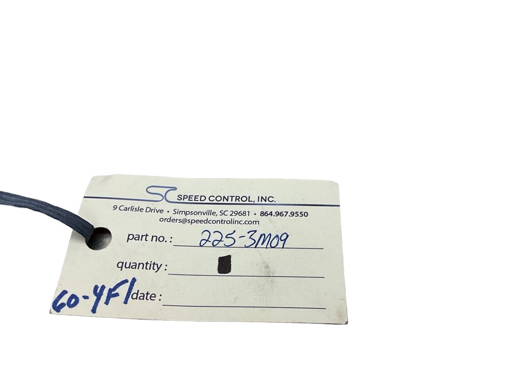 Speed Control PowerDrive 225-3M-09 Timing Belt