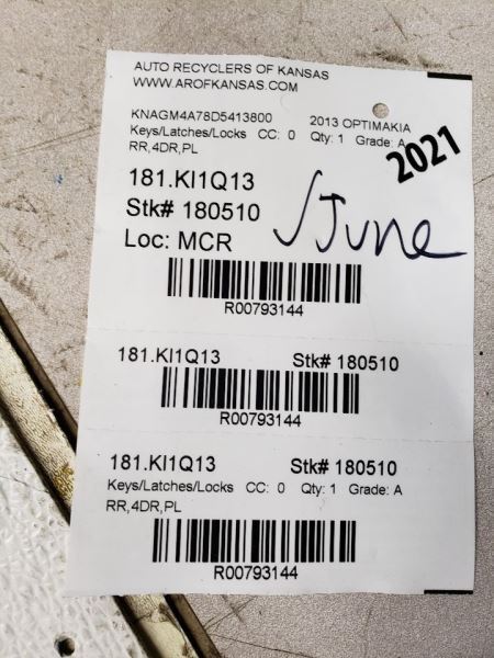OPTIMAKIA 2013 Keys/Latches/Locks 793144