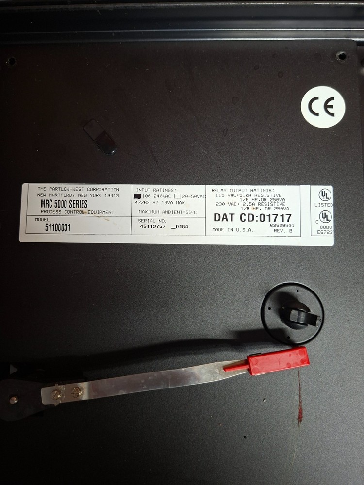Partlow MRC 5000 Circular Chart Recorder