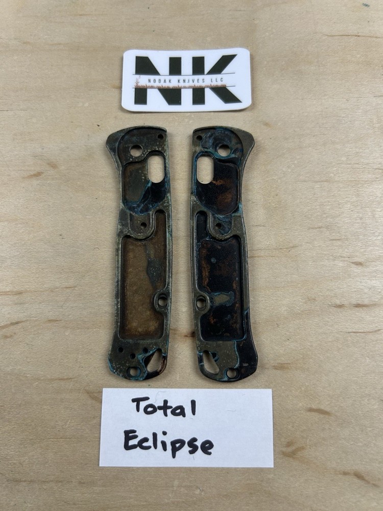 Nodak Custom “Total Eclipse” Shipwreck Copper Benchmade 533 Mini Bugout Scales