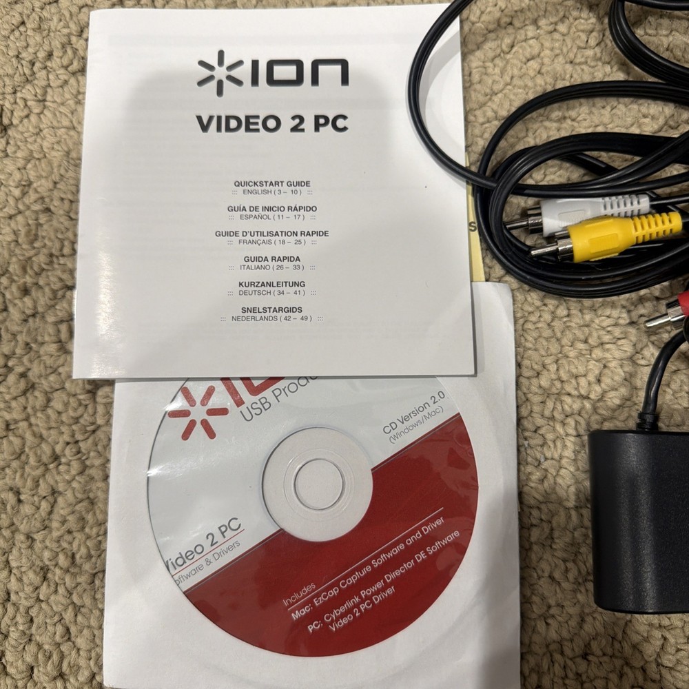 ION Video 2 PC High-Definition Digital Video Converter