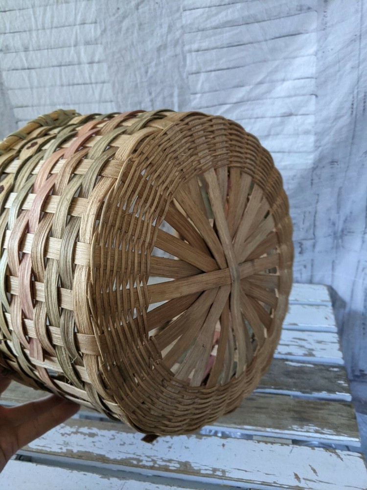 Wicker heart basket spring decor kitchen home
