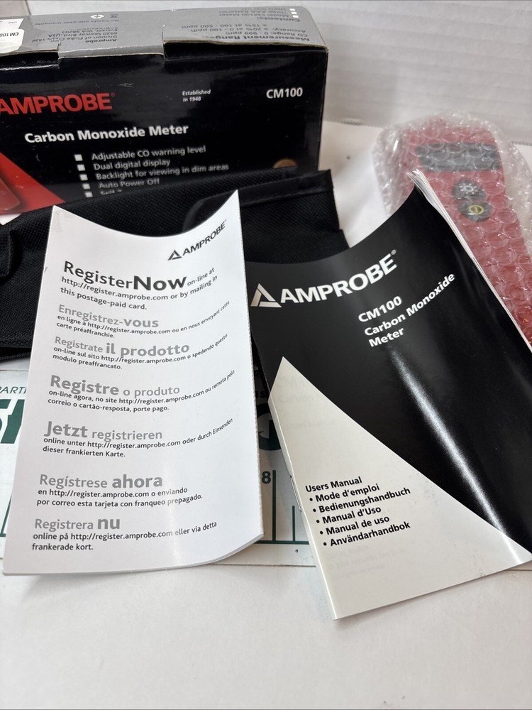 AMPROBE CM100 CO METER