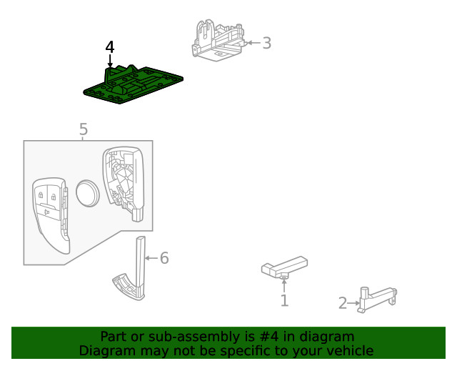 Genuine GM Receiver Bracket 85747639