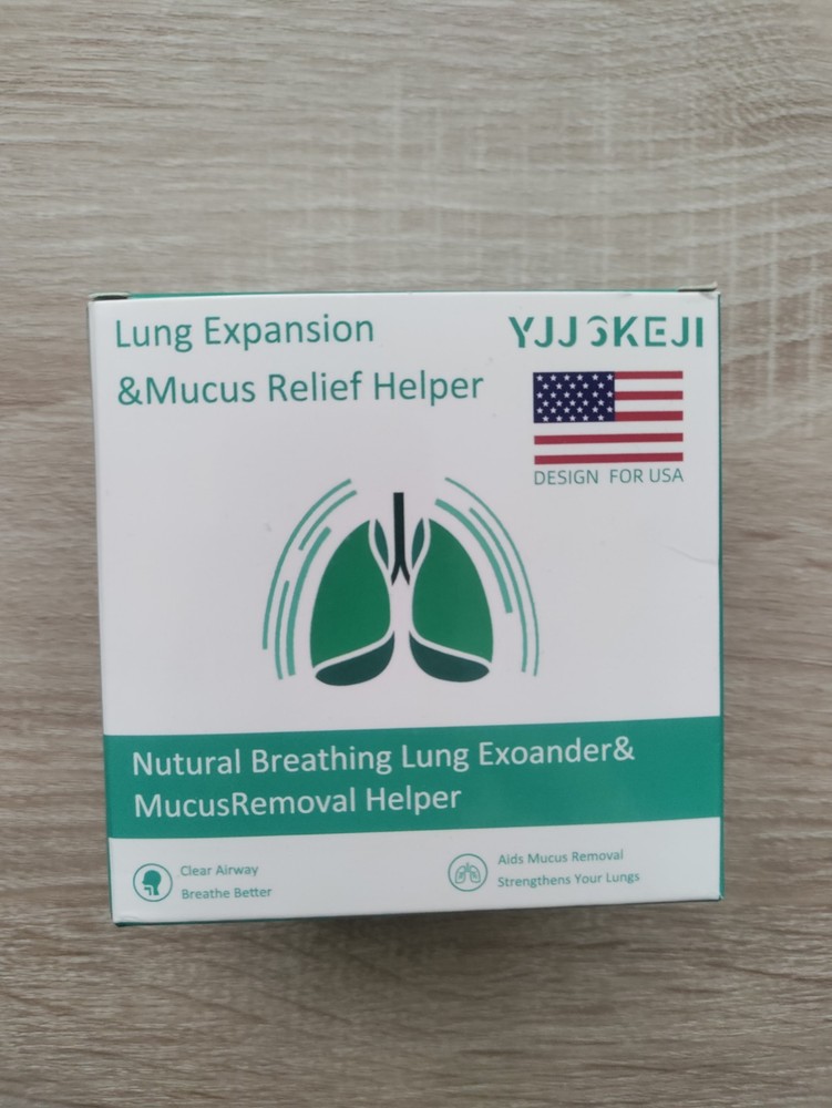 Exercise Device for Lungs, Effectively Enhance Lung Breath Ability (Blue)