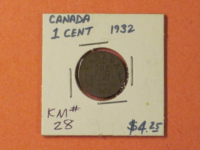 1932 Small Cent - Canada - KM# 28  - XF+
