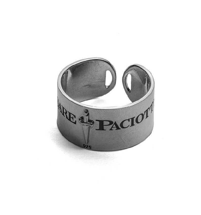 Cesare Paciotti Men's Silver Ring JPAN1407B/28