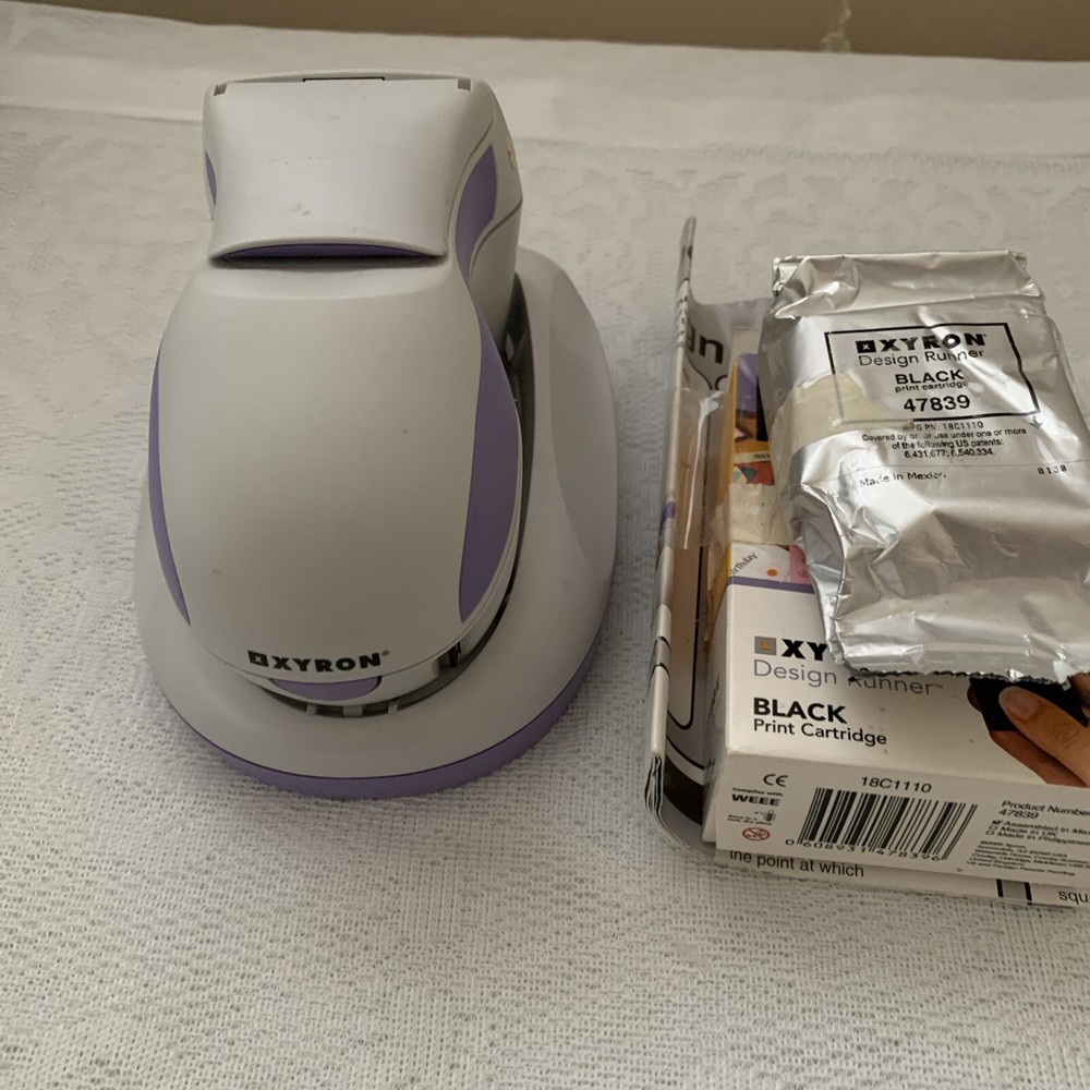 Xyron Design Printer With New Black Ink