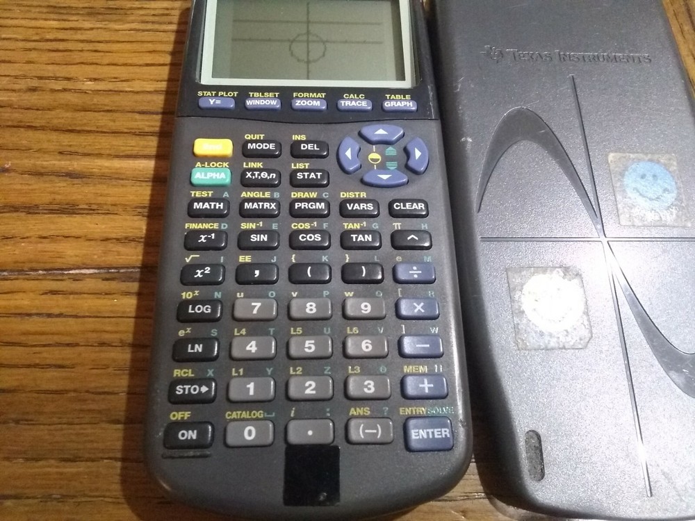 Texas Instruments TI-83 Plus Graphing Calculator Works With Case