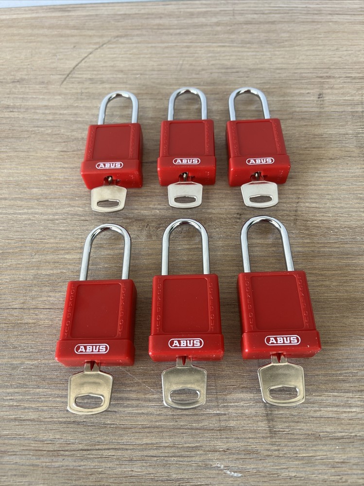 ABUS 74/40 Lockout Padlock With Keys (6 PACK)