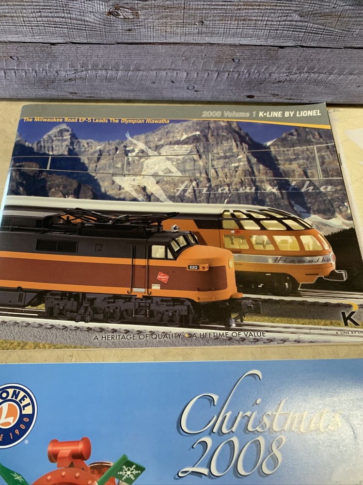 2008 Lionel Model Train 4 Catalog Lot