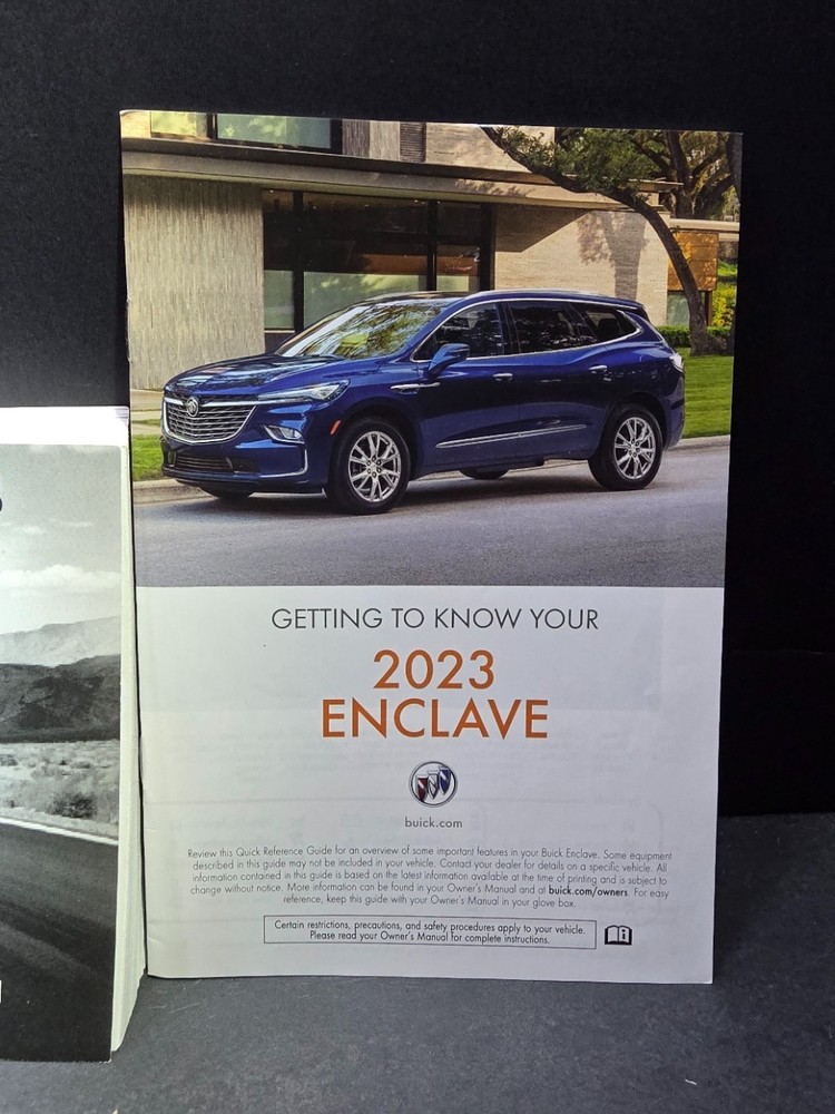 2023 Buick Enclave Owner's Manual, OEM Reference Guide Set