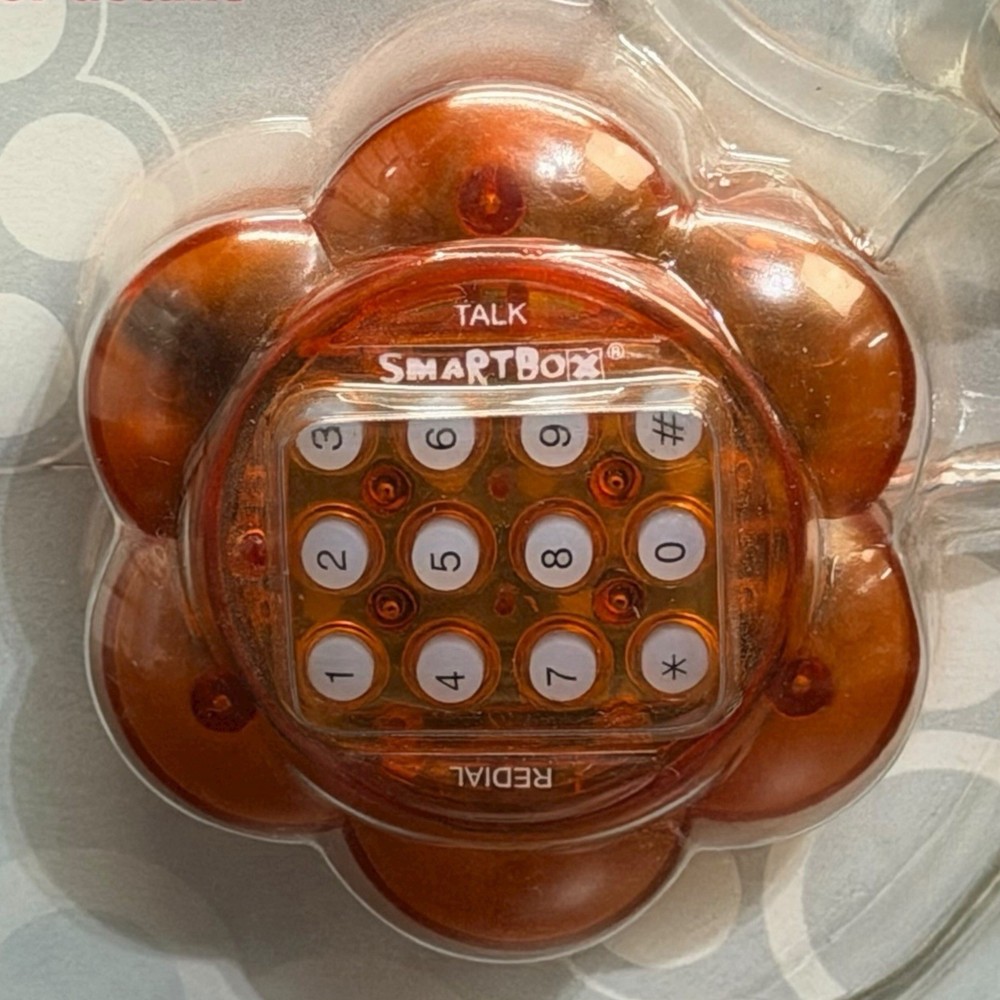 SmartBox Hands Free Flower Phone Orange 4 Features Communicate With Style