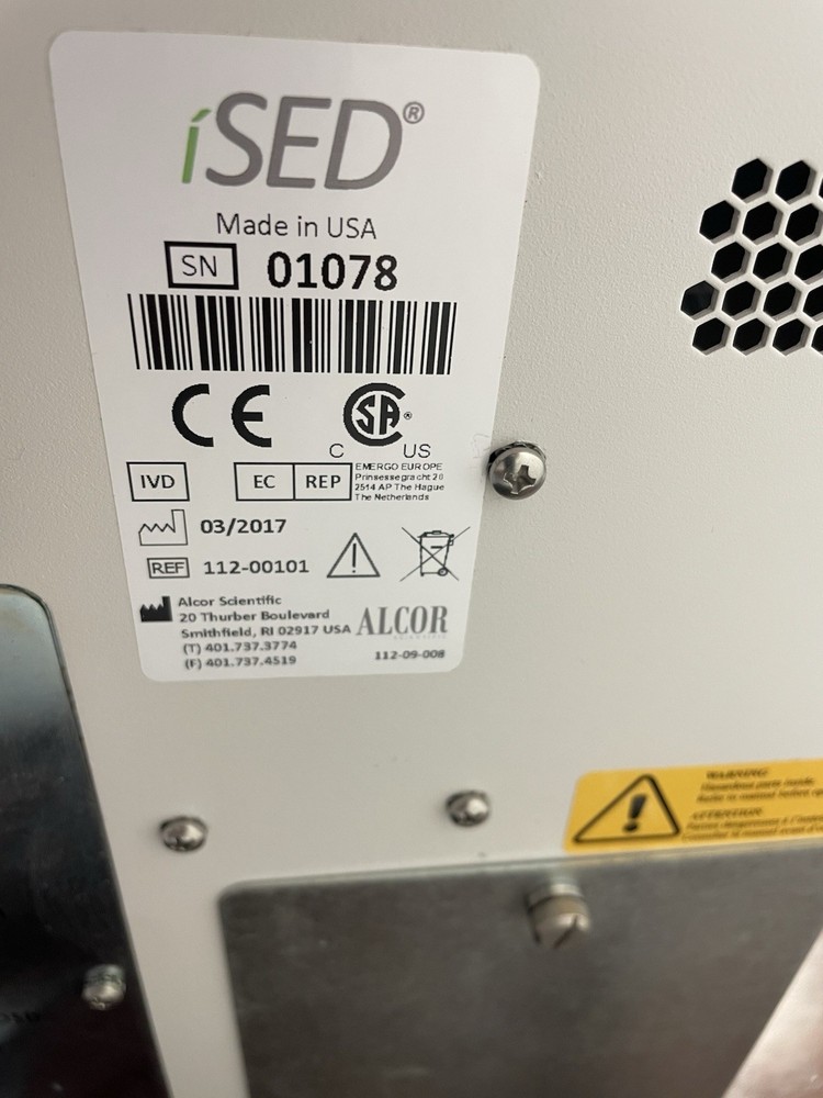 Alcor iSED Elite Automated ESR analyzer