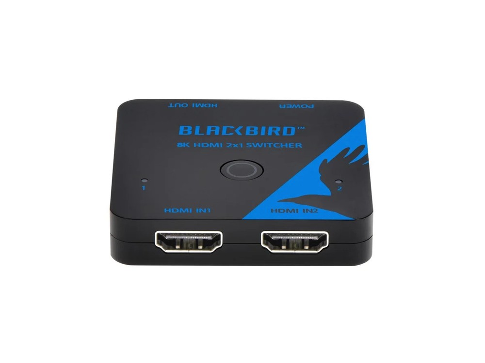Monoprice Blackbird 8K60 2x1 HDMI Switch 1x2 One HDMI Input Between Two Sources