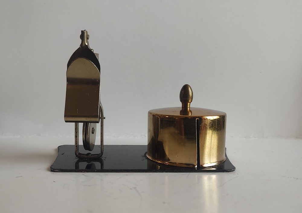 Vintage Desktop LETTER POSTAL SCALE and STAMP HOLDER