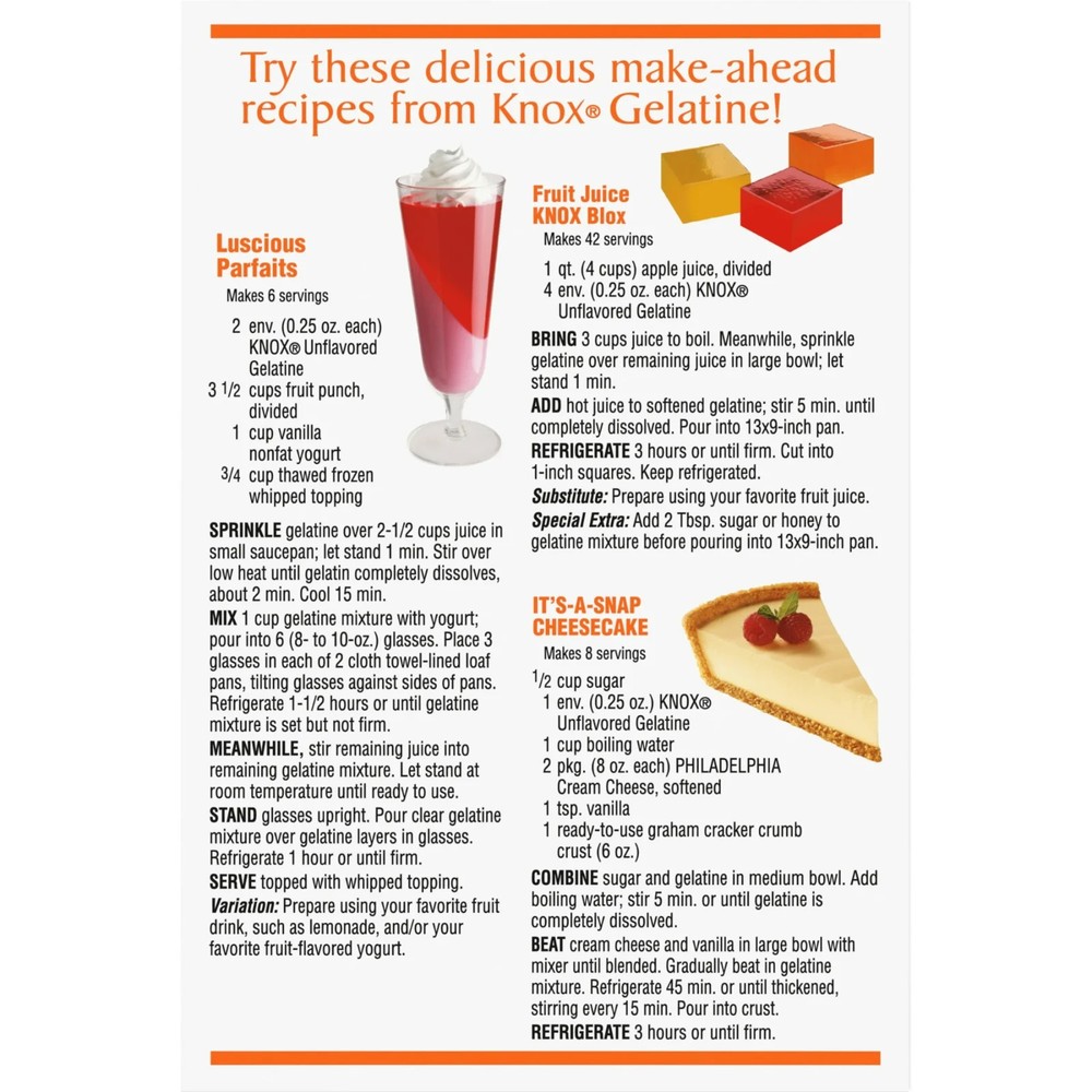 Original Unflavored Gelatin, 32 ct Packets