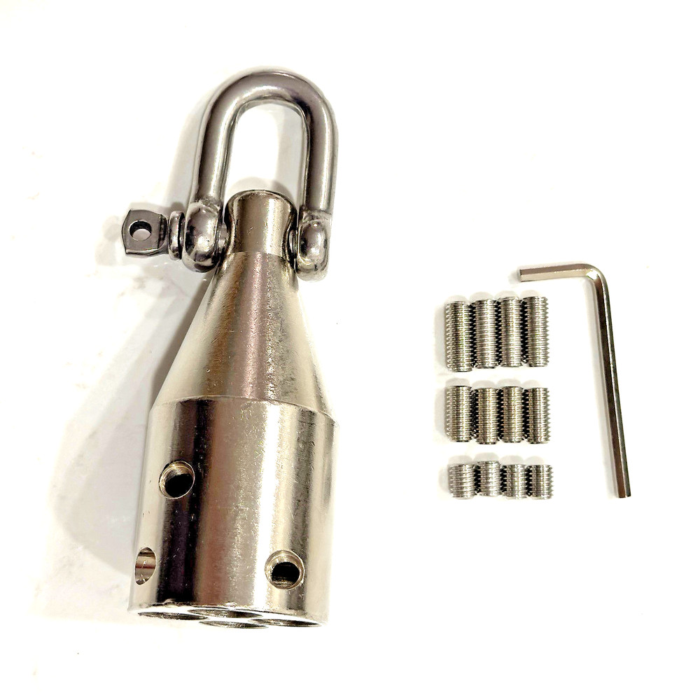 Wire Pulling Grip, 69705 Jr. Wire Puller Attachment Head, Electrical Cable Tool