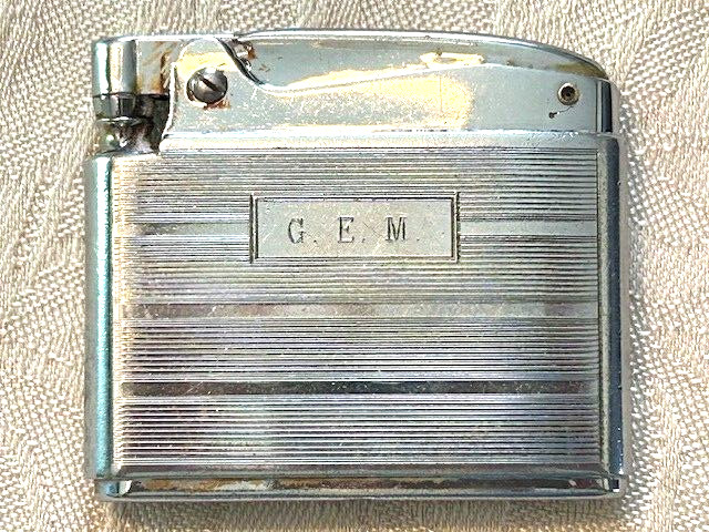 Vintage Ronson Adonis Silver Tone Lighter