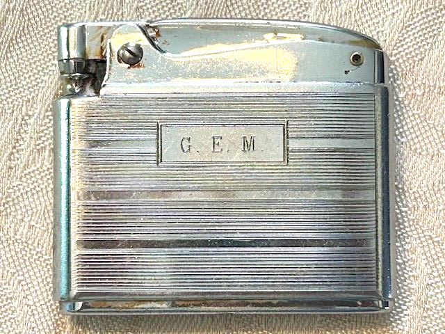 Vintage Ronson Adonis Silver Tone Lighter