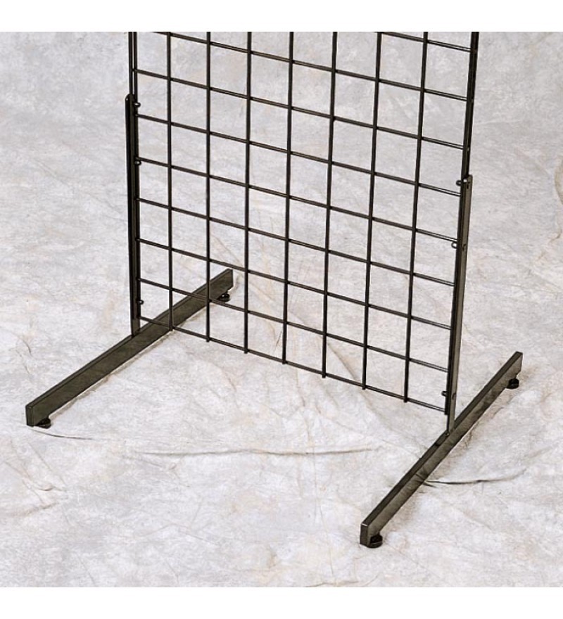 T-Shape Gridwall Panel Legs Display Set Of 2 - Black