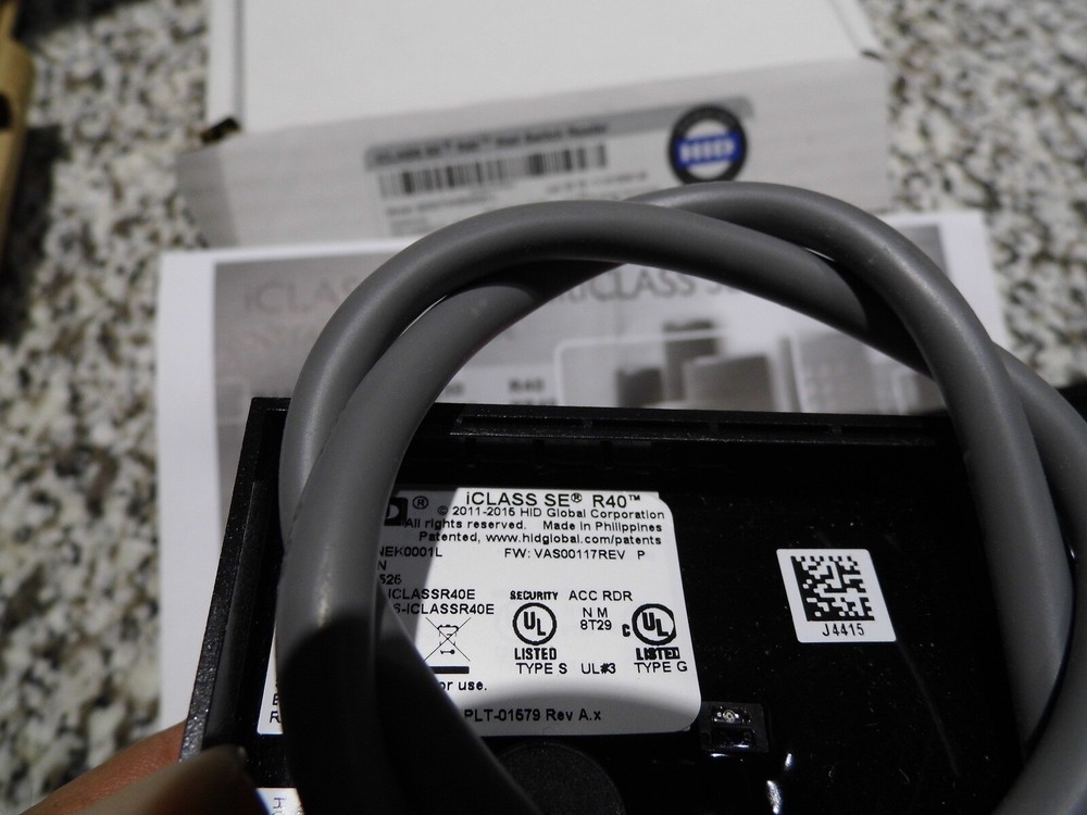 HID iClass Reader, R40, Wall Switch , R40 , 920NTNNEK0001L