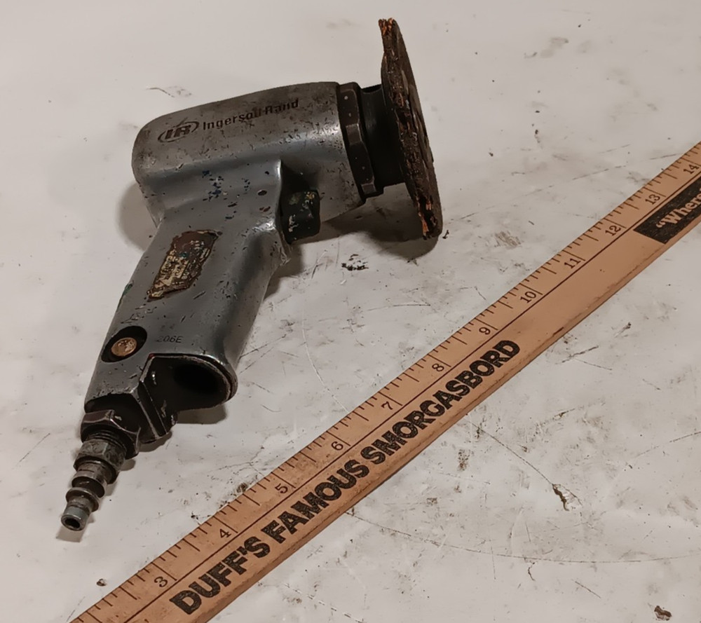 Ingersoll Rand 206E Air Sander Pneumatic Tool Device- light sanding/rust removal