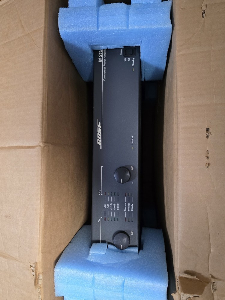 Bose Model M2150 Commercial Power Amplifier Original Box Powers On (Untested)