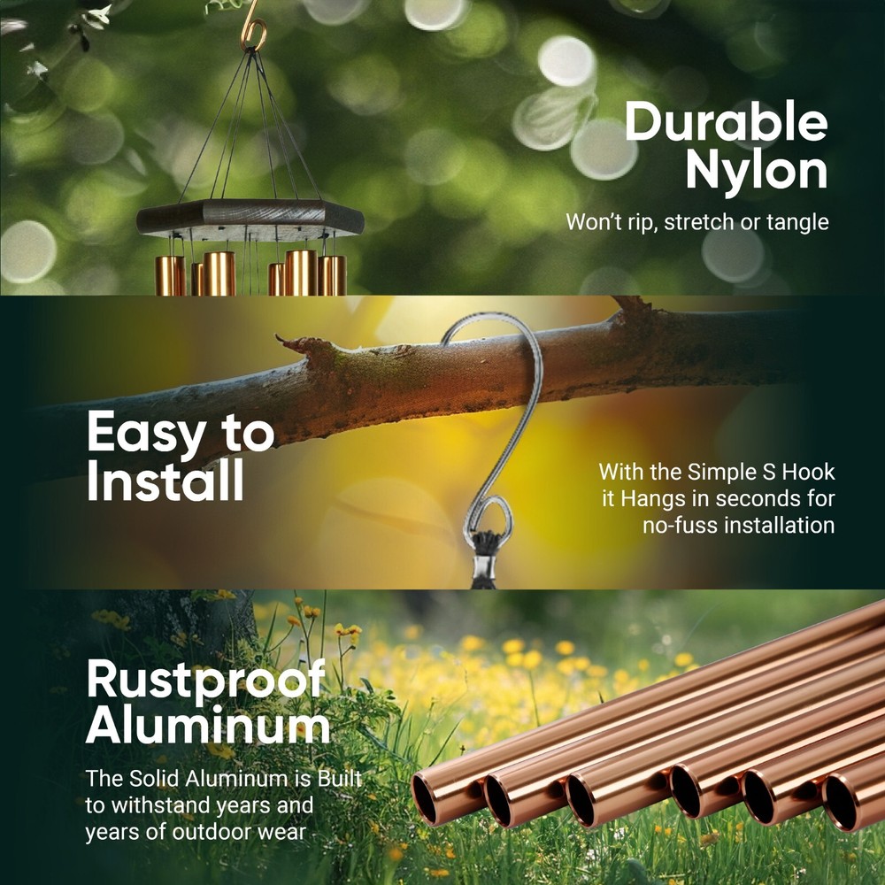 Nature's Melody Premiere Grande Wind Chimes