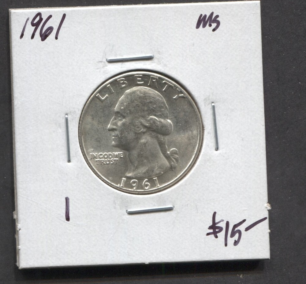 1961- Washington Quarter