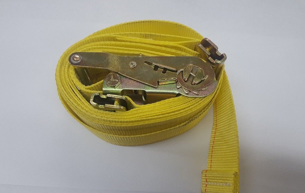 GPD LCL212-E Ratchet Logistic Cargo Strap with Spring E Track 2" x 12"