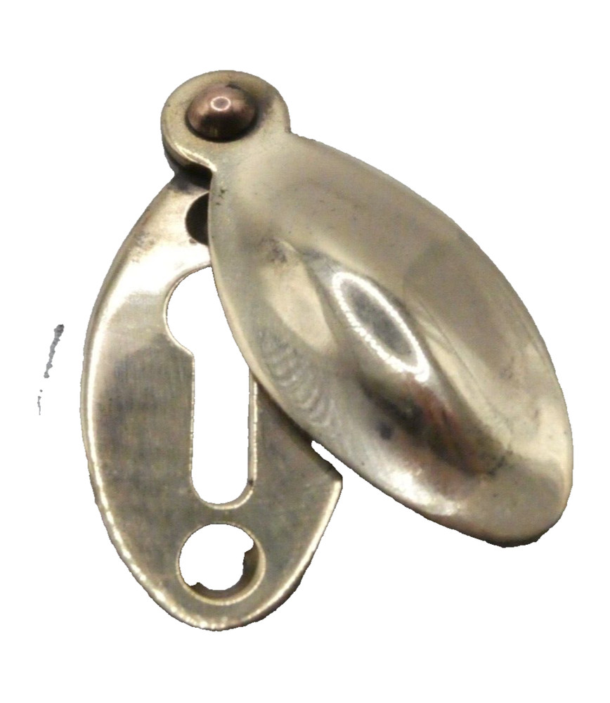 Vintage solid brass escutcheon (ML791)
