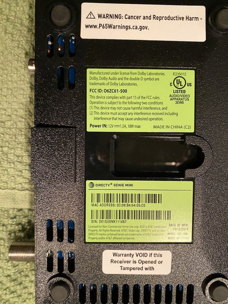 Direct TV Satellite Recievers
