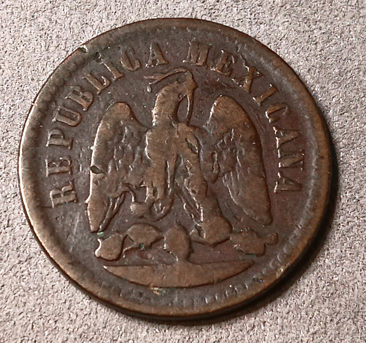 1889 Mo Mexico 1 Centavo