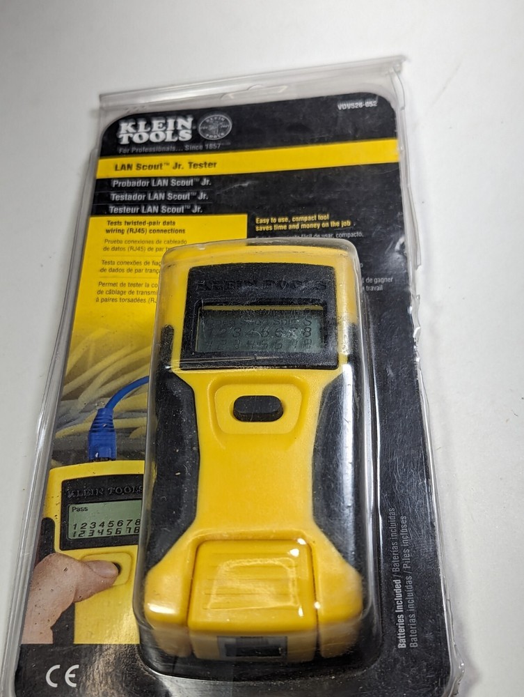 Klein Tools LAN Scout Jr Tester (OPEN BOX CONDITION)
