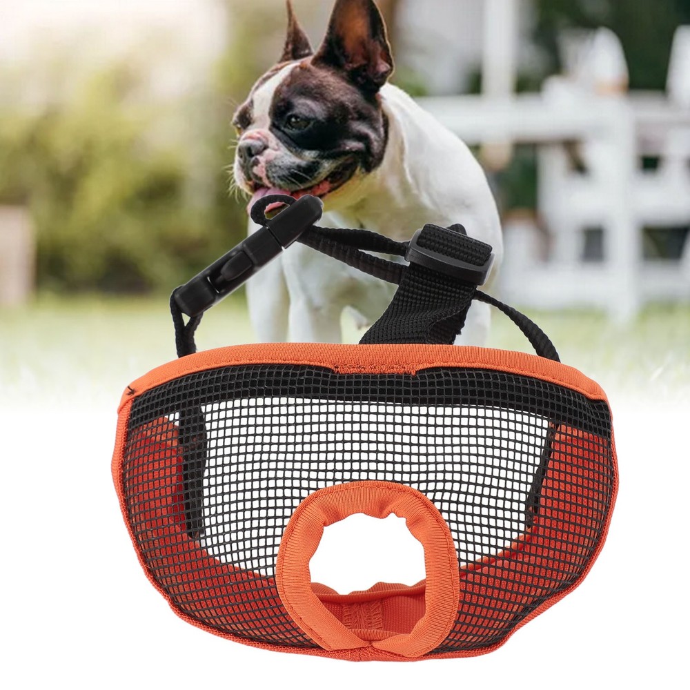 Breathable Bulldog Muzzle For Biting Chewing Licking