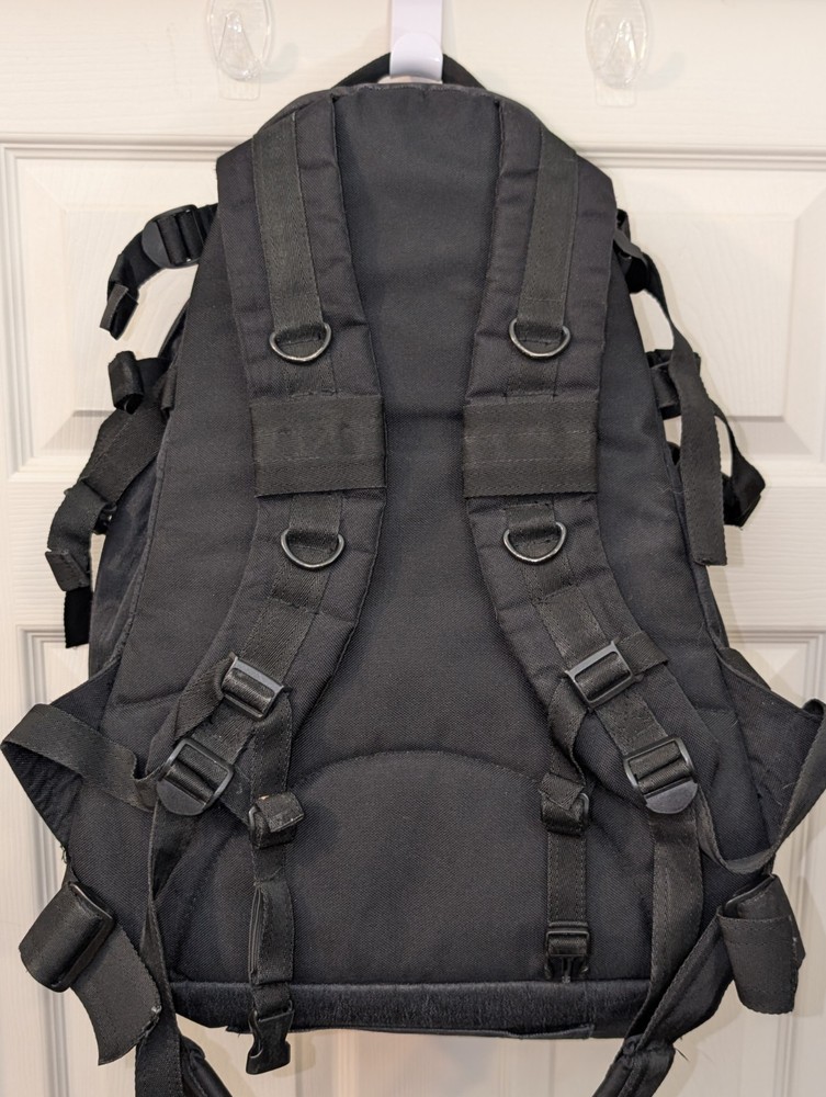 Piper Gear Large Bugout Bag Expanding Backpack Black