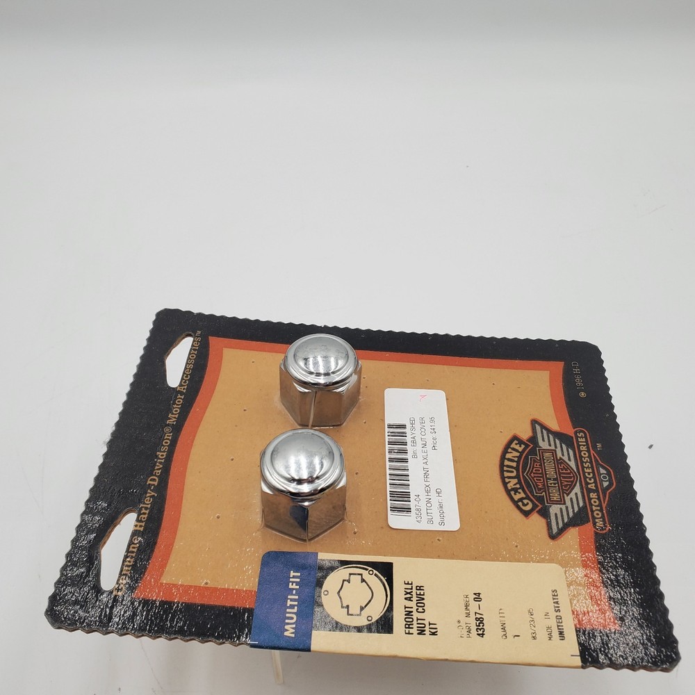 Harley-Davidson 43587-04 Button Hex front axle nut cover